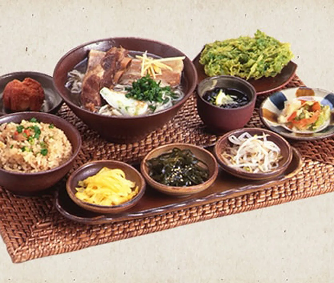 okinawa soba set meal